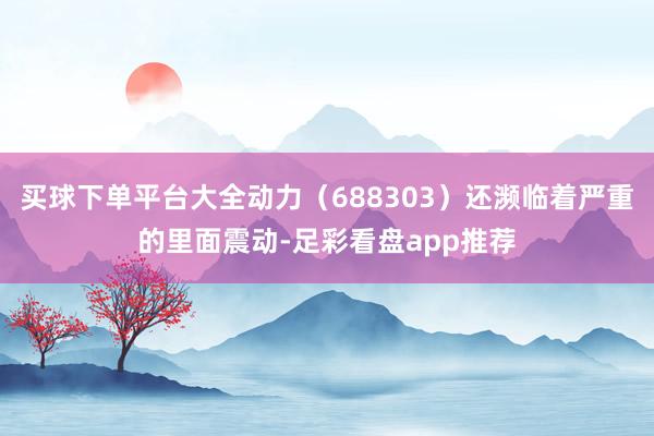 买球下单平台大全动力（688303）还濒临着严重的里面震动-足彩看盘app推荐