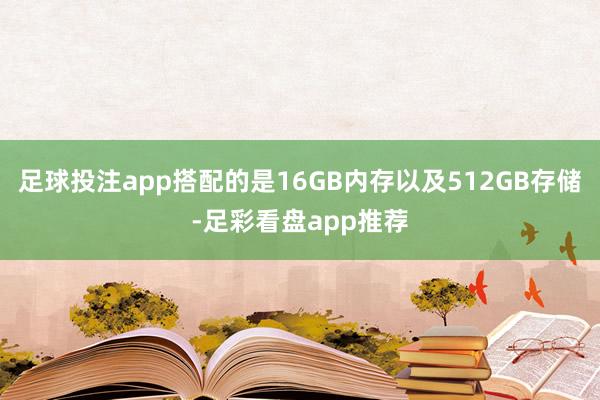 足球投注app搭配的是16GB内存以及512GB存储-足彩看盘app推荐