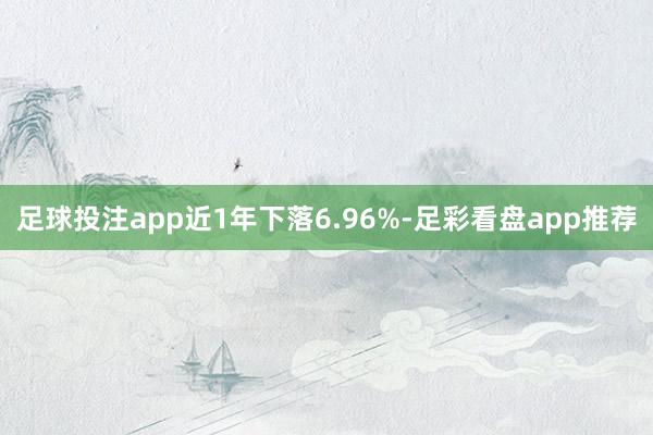 足球投注app近1年下落6.96%-足彩看盘app推荐