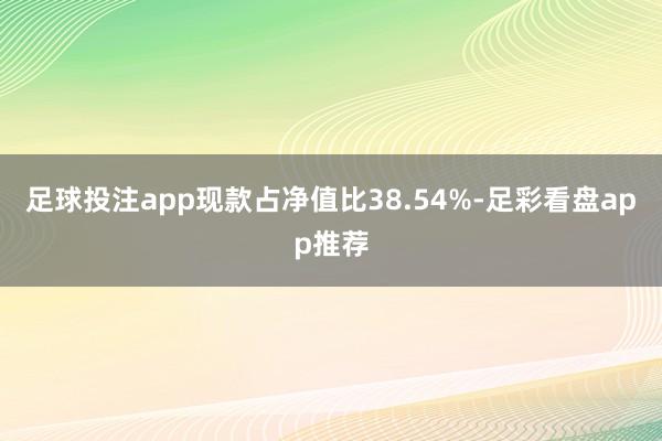 足球投注app现款占净值比38.54%-足彩看盘app推荐